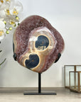 Outstanding Natural Red Quartz with Huge Stalactite Eye Formation - MWS2383
