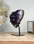 Uruguayan Amethyst Stone Heart Carving - HST0243