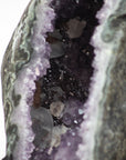 Stunning huge Natural Amethyst & Green Jasper Geode from Uruguay - MWS0369