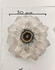 Natural Amethyst, Quartz & Jasper Stalactite Slices Wholesale Flat - Ideal for Pendants - STS0065