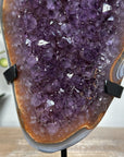 Beautiful Natural Uruguayan Amethyst Cluster with Blue Agate Shell - MWS1793