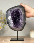 Beautiful Natural Large Amethyst Geode with Agate Shell - MWS1771