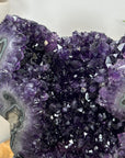 Natural Amethyst Specimen on Metal Stand from Uruguay - MWS3070