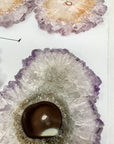 Amethyst Stalactite Slices Wholesale Flat - Ideal for Pendants - STS0070