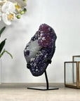 Rare Amethyst & Calcite Crystal Specimen - MWS2335