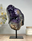 Deep Purple A Grade Natural Amethyst Crystal Cluster - MWS1650