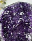 Natural Uruguayan Amethyst Geode on Metal Stand - MWS2744