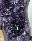 AAA Grade Natural Amethyst Cluster with Metal Stand - MWS1878