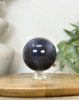 Banded Agate & Druzy Sphere Geode - SPH0222