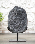 Stunning Grey Tone Quartz Geode Full of Stalactite Formations - MWS0406