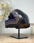 Stunning Deep purple Amethyst & Agate Geode - MWS1458