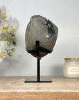 Uruguayan Aamethyst Geode, Deep Purple Specimen - MWS2057