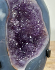 Stunning Blue Agate & Amethyst Geode - MWS1521