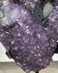Natural Uruguayan Amethyst Crystal Cluster with Natural Calcite Inclusion - MWS2799