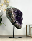 Natural Amethyst Cluster with Green Jasper Matrix - MWS2306