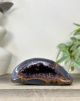 Amethyst & Blue Agate Stone Geode - STGE0076