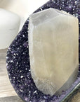 Huge Amethyst with Outstanding Natural Calcite Formation - CBP1413