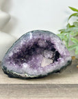 Natural Amethyst Geode with Calcite Crystal Foramtion - STGE0043