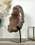 Orange Tone Sugar Quartz Crystal on Stand - Ideal for Home or Office Display - MWS2611