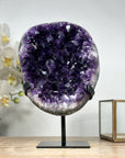 A Grade Natural Amethyst Geode with Deep Purple Crystals - MWS1909
