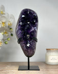 Unique Amethyst Cluster with huge Deep Purple Crystals - MWS1756