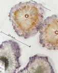 Amethyst Stalactite Slices Wholesale Flat - Ideal for Pendants - STS0070