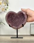 Natural Pink Tone Amethyst Stone Heart - HST0343