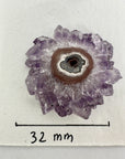 Natural Amethyst Stalactite Slices Wholesale Flat - Ideal for Pendants - STS0031