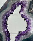 Huge Amethyst Geode Portal on Metal Stand - MWS2759
