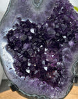 Natural Uruguayan Amethyst Geode on Stand - MWS3050
