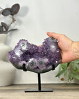 Natural Amethyst Stalactite Formation on Stand - MWS3237