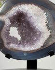 Stunning Beautiful Agate & Amethyst Complete Geode - MWS1564