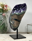 Top Quality Large Amethyst, Huge & Shinny Crystals, Stand included - AWS1048