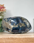 Natural Amethyst Geode with Polished Agate Shell - STGE0003