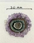 Natural Amethyst & Quartz Stalactite Slices Wholesale Flat - Ideal for Pendants - STS0043