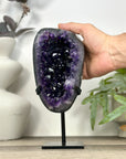 Deep Purple Natural Uruguayan Amethyst Geode - MWS3205