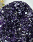 A+ Grade Natural Amethyst Crystal, Metalic Stand Included - MWS1891