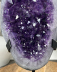 Large Natural Amethyst Geode on Metal Stand - MWS3136