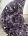 Uruguayan Amethyst Moon Shape Crystal - MWS2579