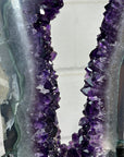 Large Amethyst & Agate Geode Silce Crystal Portal - MWS2757