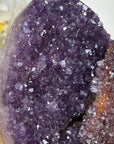 Unique Natural Amethyst Cluster with Rare Pseuda Calcite Formation - MWS1937