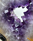 Stunning Natural Amethyst Stone Portal, Metal Stand Included - MWS1946