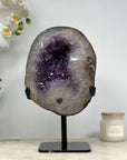 Natural Amethyst & Quartz Geode - MWS1435