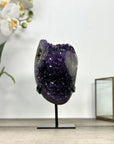Deep Purple Amethyst Stone cluster on Stand - MWS2859