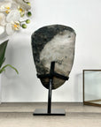 Deep Purple Uruguayan Amethyst Geode on Metal Stand - MWS2774