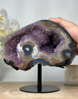 Beautiful Amethyst & Agate Stone Geode - MWS1503