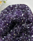 Natural Uruguayan Amethyst Geode with Deep Purple Crystals - MWS2467