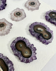 Wholesale Stalactite Slices for Jewelry Making - Bulk Flat Set - STS0037