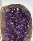 Beautiful Natural Uruguayan Amethyst Cluster with Blue Agate Shell - MWS1793