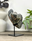 Natural Quartz Crystal Cluster on Stand - MWS3283